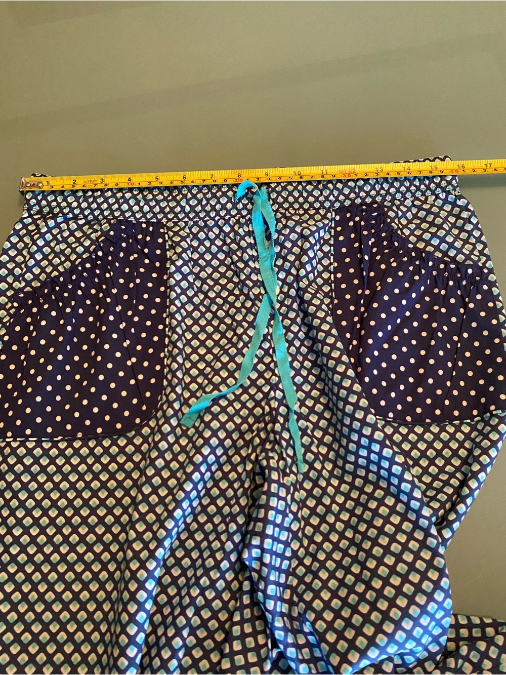 Victoria's Secret Light Green Tee with Navy Patterned Pajama Pants size M NWT - Picture 7 of 12